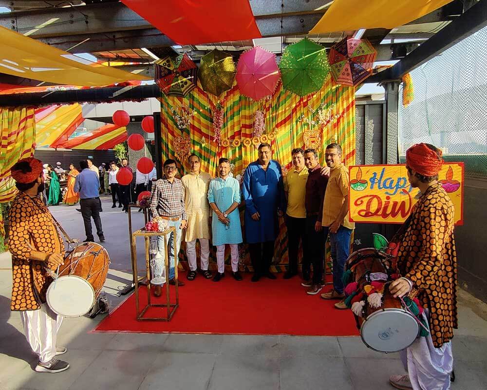 Diwali Celebration at M2K Corporate Park.